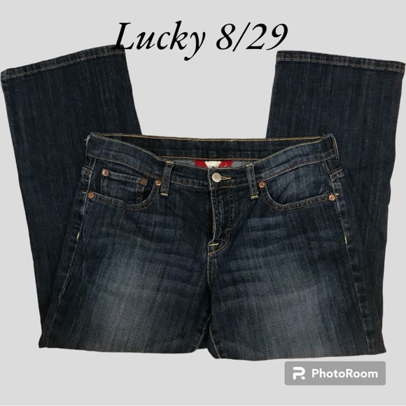 LUCKY Cropped Jeans Capri Length Size 8 or 29 - Picture 3 of 6